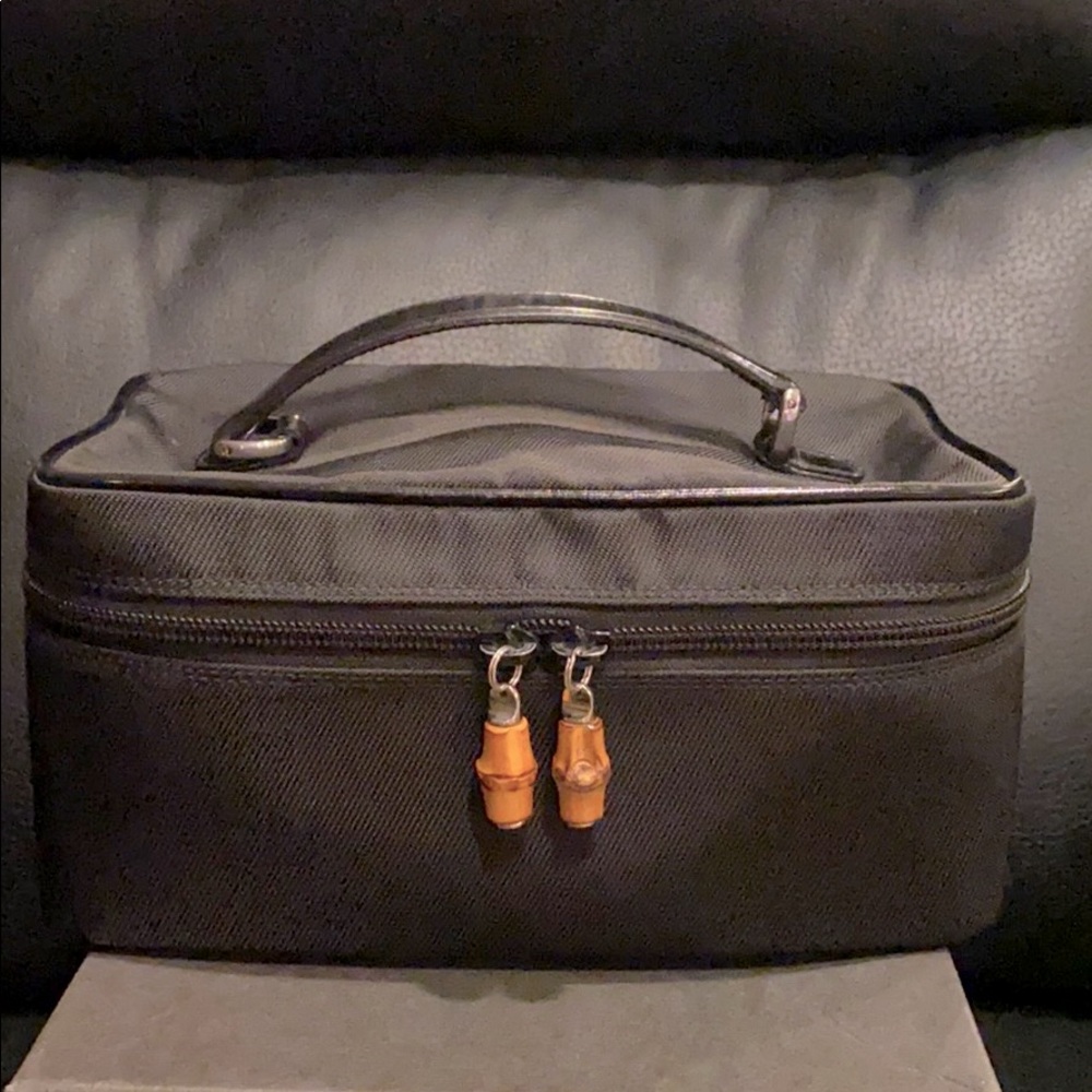 Vintage Gucci vanity makeup bag